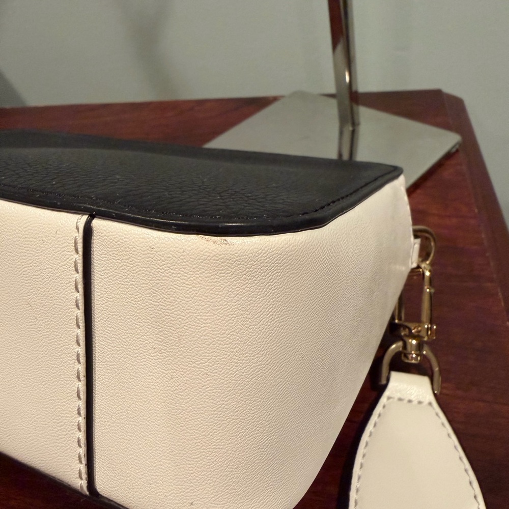 Michael Kors Black and White Camera Crossbody Bag - Picture 9 of 12